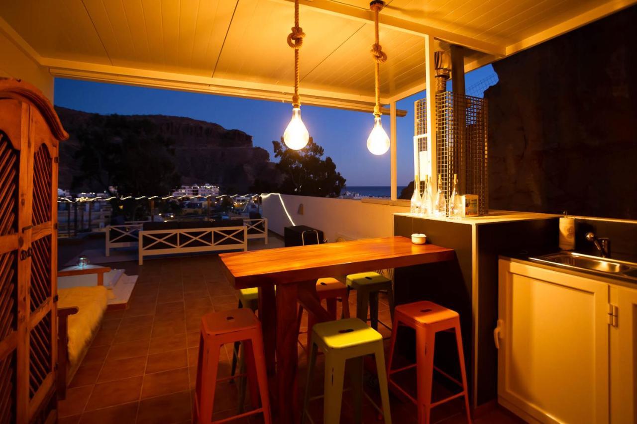 Rivera Del Puerto Luxury Penthouse With Great Terrace And Sea View Puerto De Mogan Exterior photo