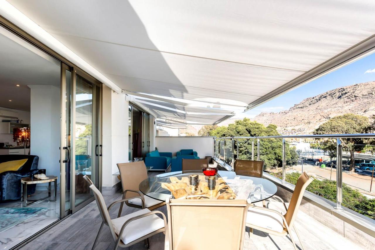 Rivera Del Puerto Luxury Penthouse With Great Terrace And Sea View Puerto De Mogan Exterior photo
